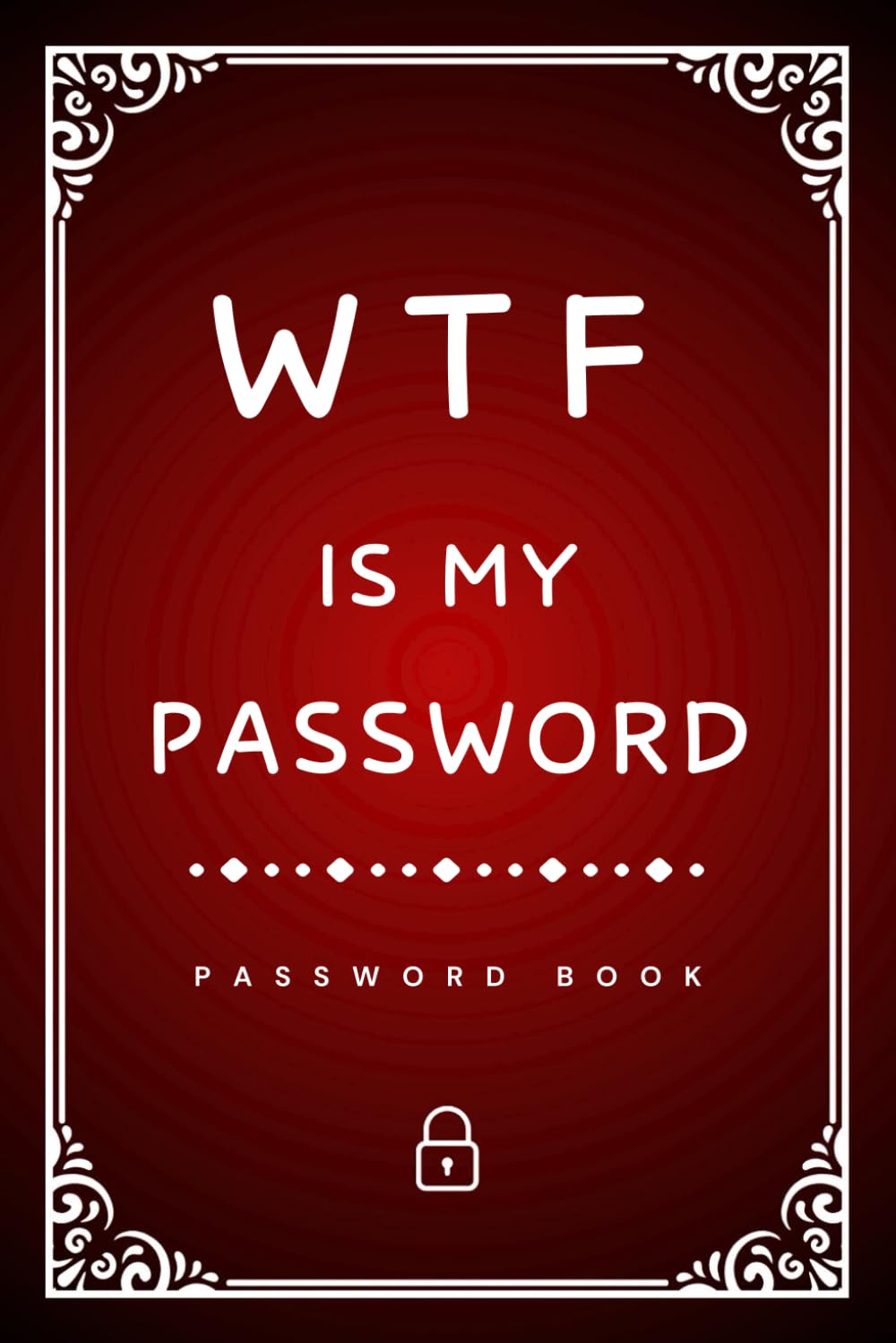Stocking Stuffers Adults: Password Book: Internet Password Log Book with Alphabetical Tabs - Funny and Useful Gag Gifts for Men and Women