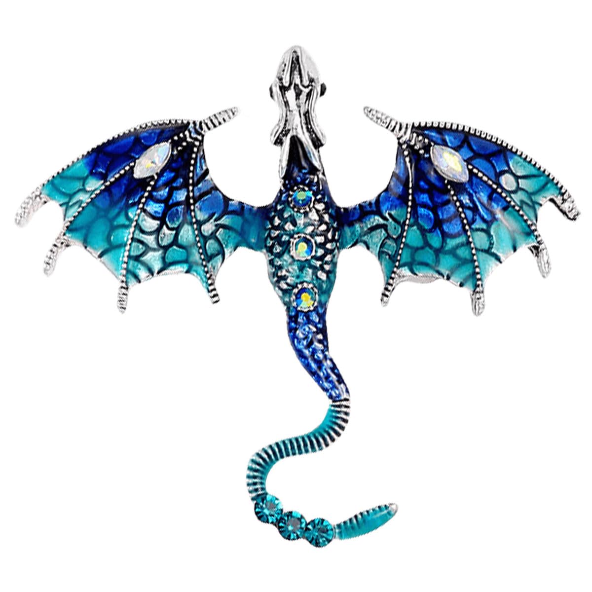 FAIRYGATE Brooches Enamel Brooch for Men Women Retro Rhinestone Lapel Pin Clothing Hat Decoration，B38 — view 62