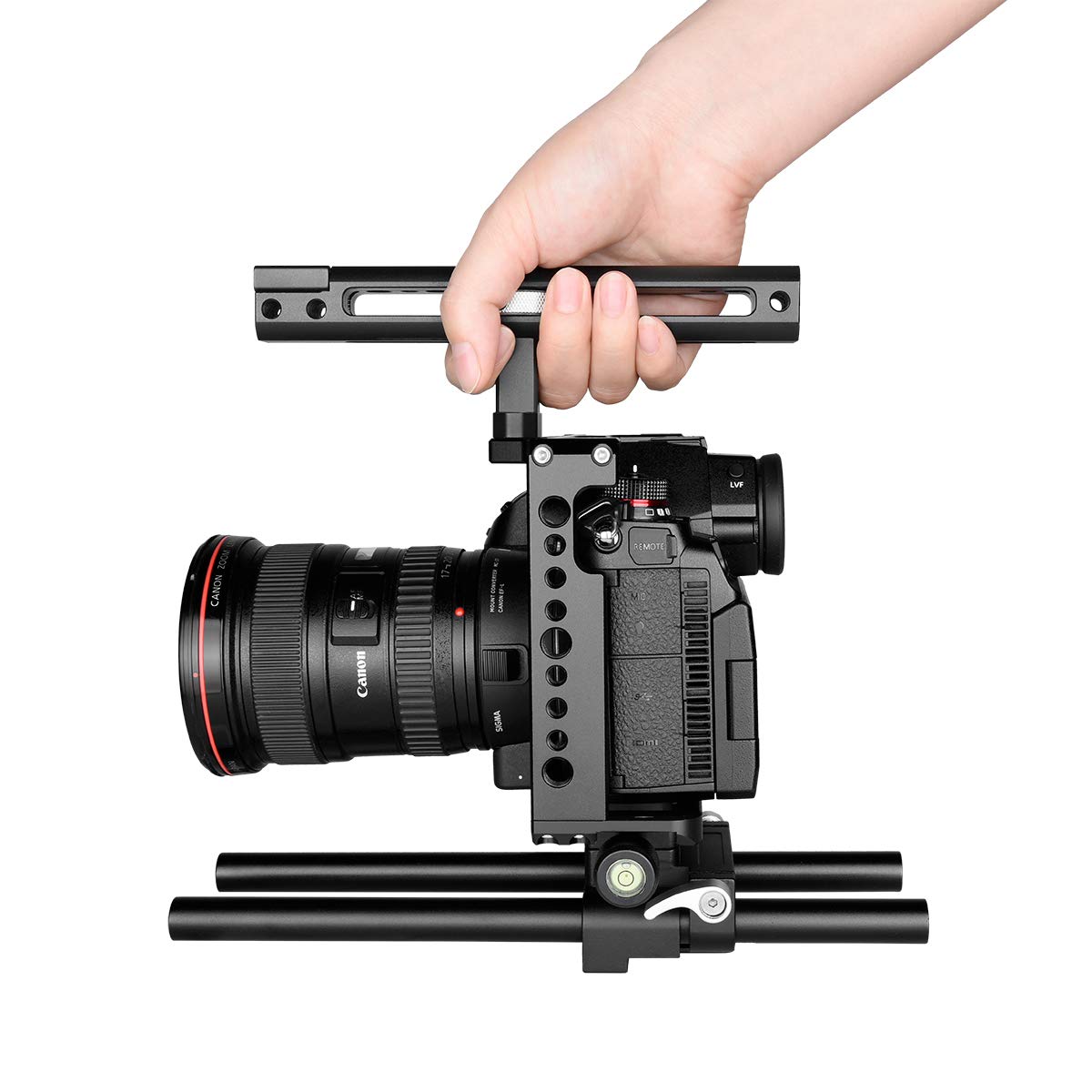 Amazon | アルミビデオカメラケージ用パナソニックlumix S1H S1R S1 