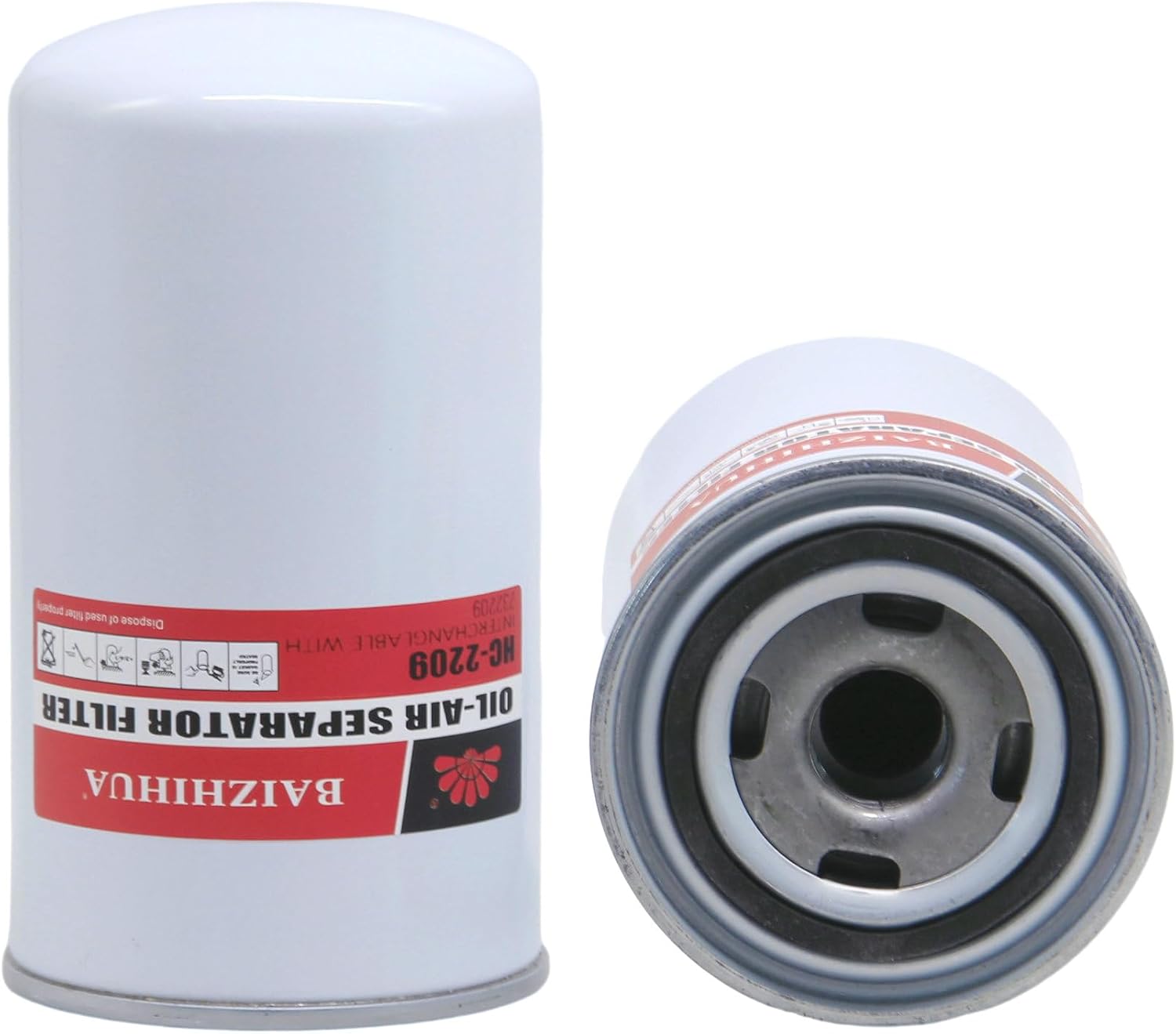 232209 Air Oil Separator Filter Compatible with Rotory Screw Compressor Miller EnPak A60 and EnPak Mechanic Series machines (Pack of 1)