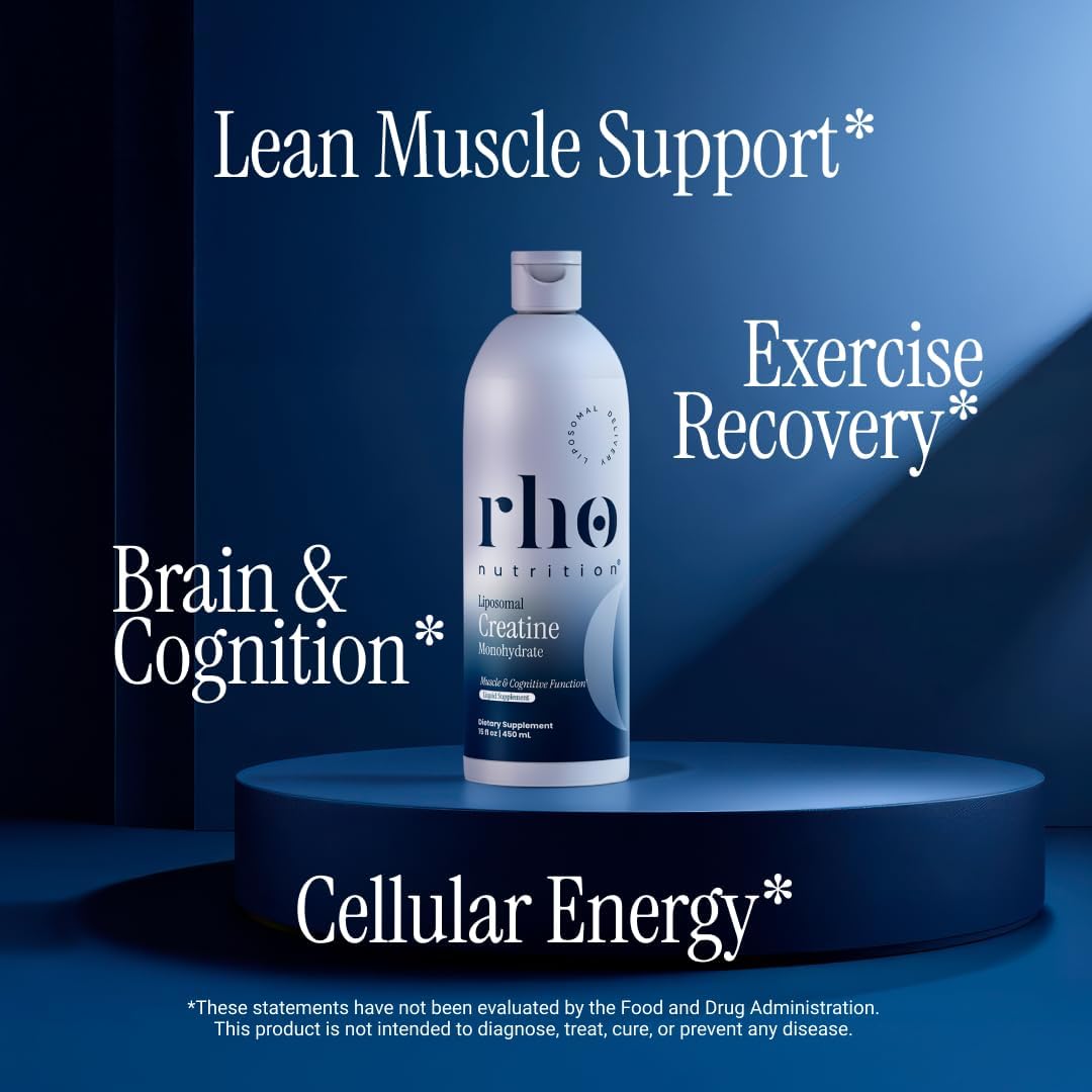 Rho Nutrition - Elite Performance Bundle – High Absorption Liposomal Supplements for Energy, Recovery, and Strength - NAD+, Curcumin + Resveratrol, & Creatine (3 Pack)