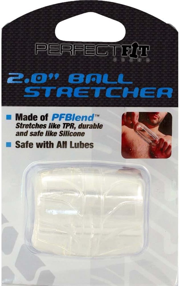 PerfectFit Brand SilaSkin Ball Stretcher 2.0, Stretches 10 Times Its Size, Clear