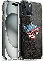 Vista 89 de Head Case Designs Funda de gel suave con licencia oficial de la WWE American Nightmare Flag Cody Rhodes Graphics compatible con Apple iPhone 7