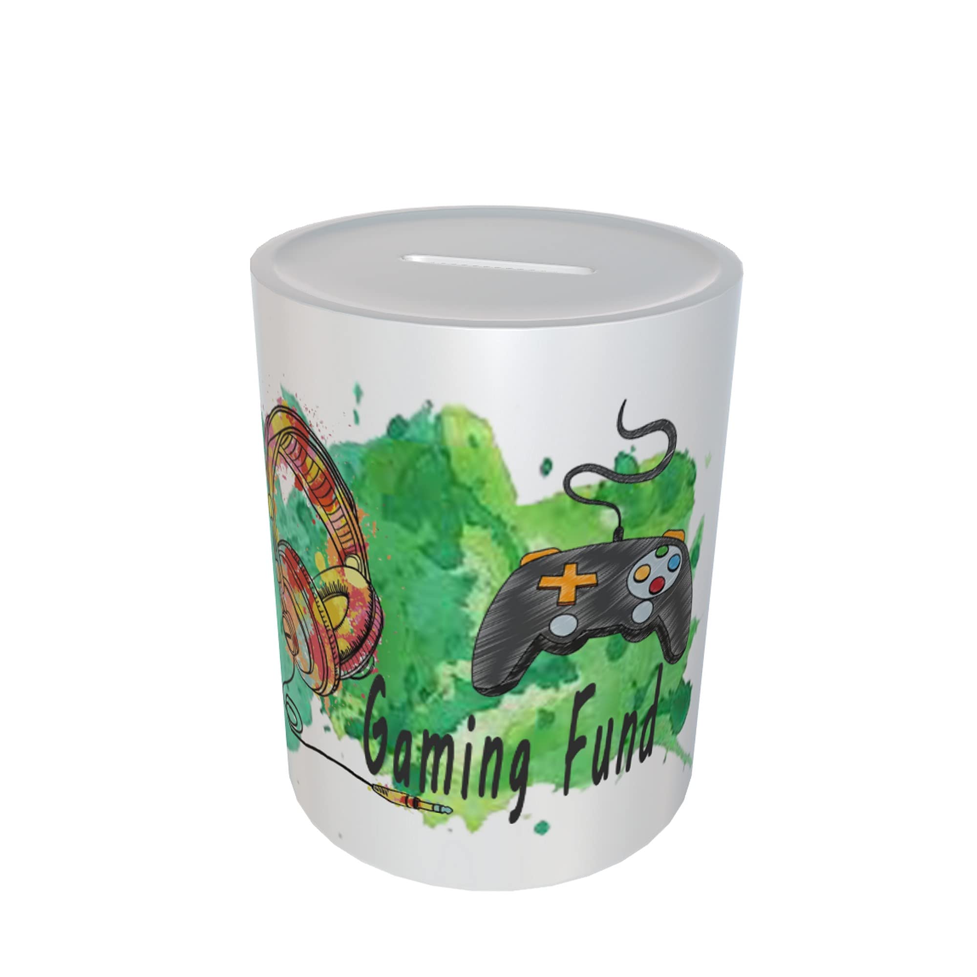 Personalised Gift Products Multicolor Gaming Savings Fund Ceramic Piggy Bank Money Box Gift