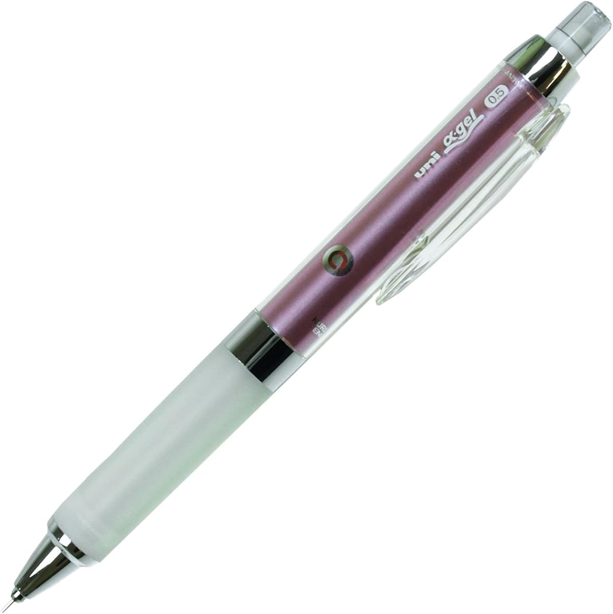 Uni Alpha-Gel Kuru Toga Mechanical Pencil, 0.5 mm, Noble Pink Body (M5858GG1PN.13)