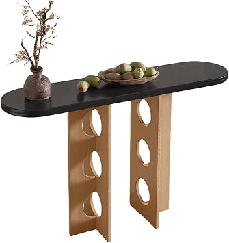 Console Table, Solid Wood Sofa Table Behind Couch Narrow Long,Narrow Entryway Table,Modern Foyer Accent Table for Entrance Living RoomB,100cm/39.4in