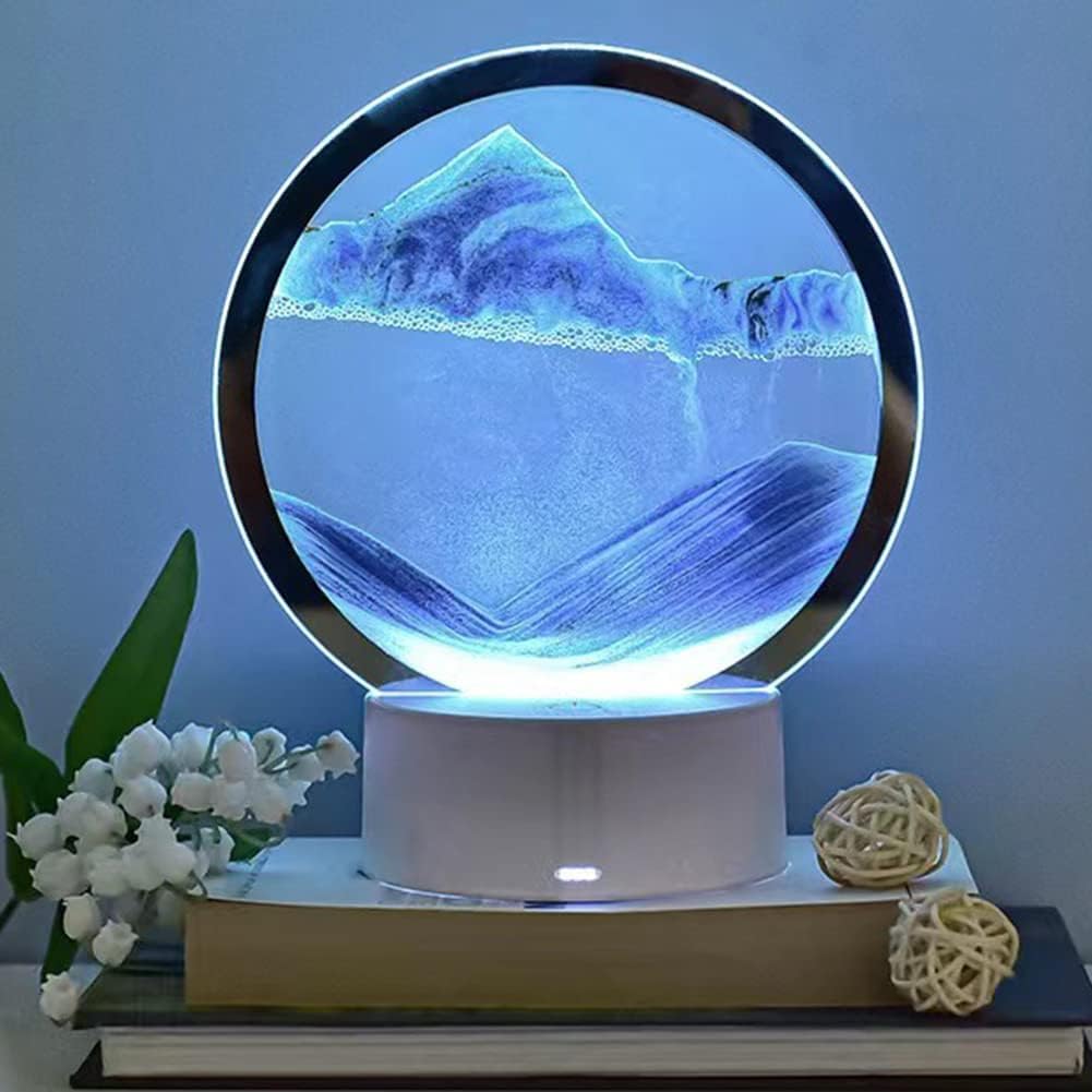 ZNZ Lampada LED 3D 16 Colori Dimmerabile: Luce Notturna USB e Telecomando