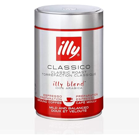 Amazon.com: Illy, de café molido Grind por goteo (Tamaño Mediano) asado, de  la banda azul, latas de 8,8 onzas (Pack de 2) : Todo lo demás