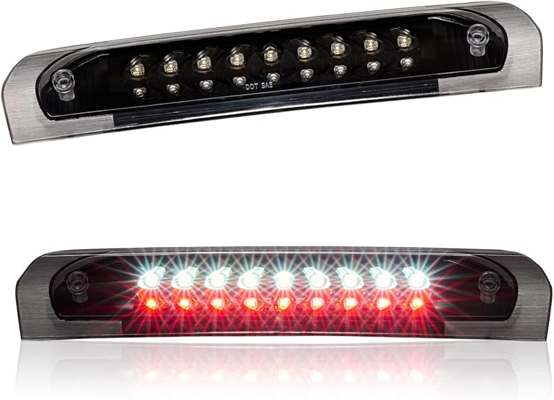 Terceira luz de freio LED com estrobo QLLUYTR para Dodge Ram 1500, 2500 e 3500 – OEM 5072594AB