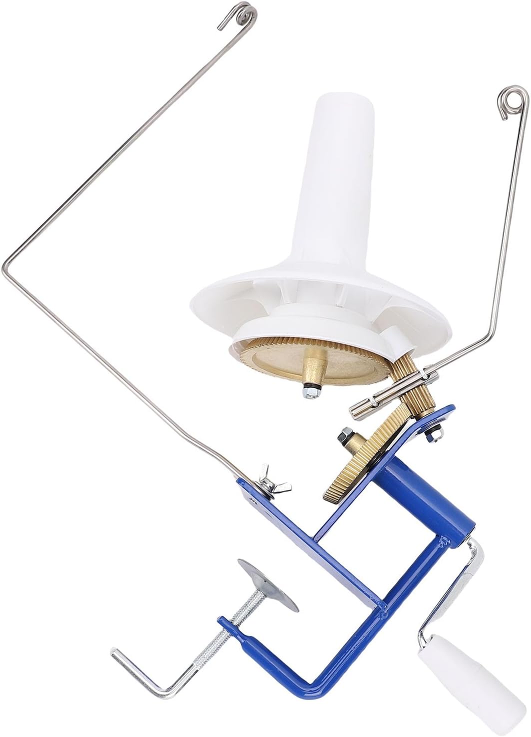 Masyrt Yarn Wrenter, Wool Winder Large Capacity for Crochet, Large Capacity Yarn Ball Winder, Metal Low Noise Hand Yarn for All Types of Yarn