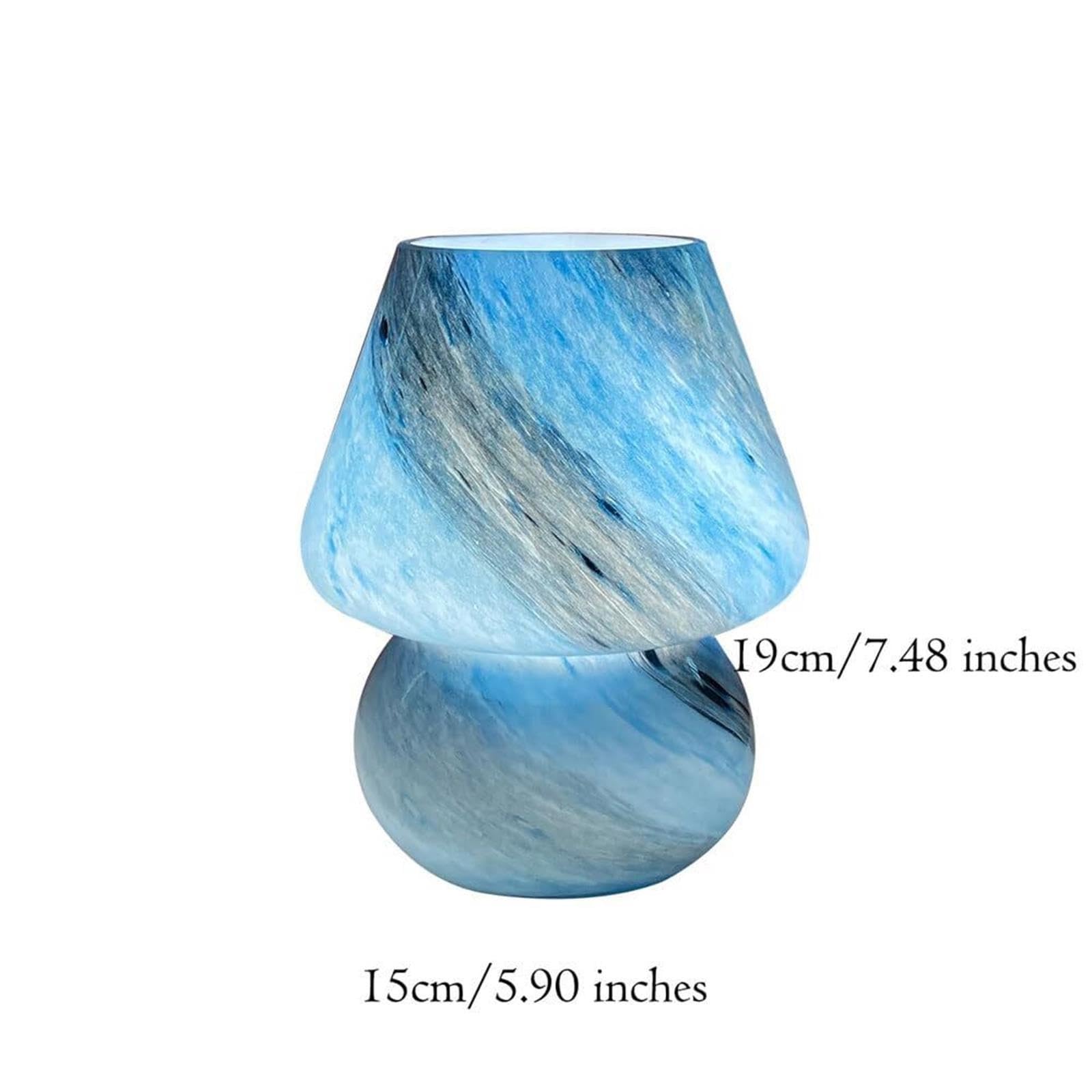 Lampada da tavolo in vetro a forma di fungo minimalista Lampadas