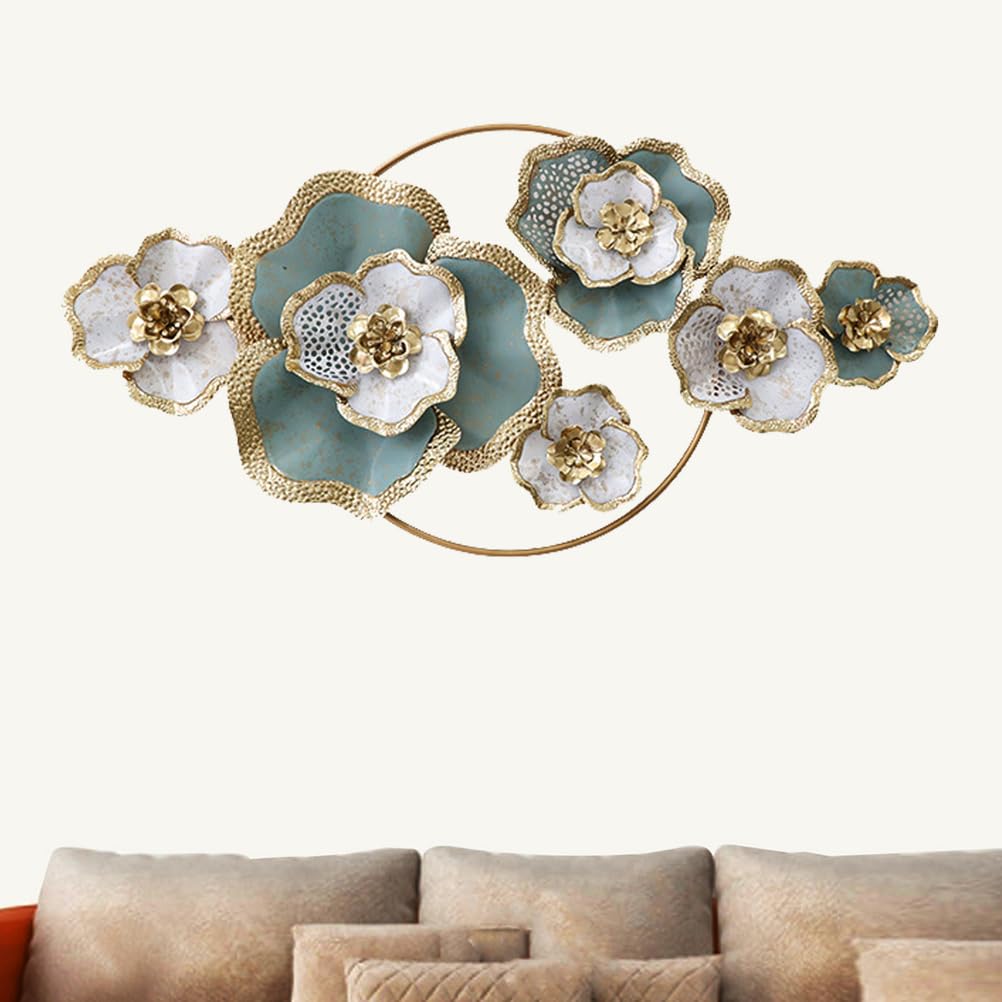 Décoration murale en métal moderne pour chambre et salle à manger