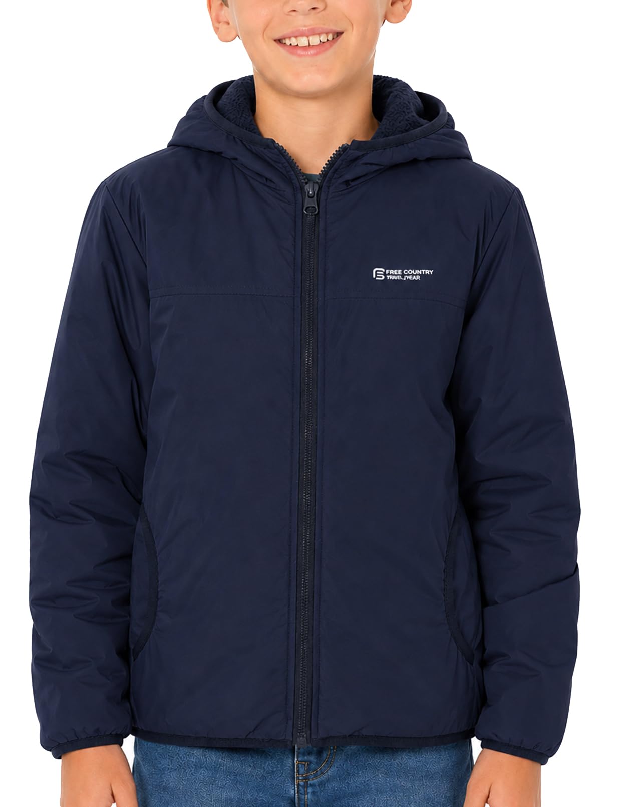 SEAUR Kinder Softshelljacke Wasserdicht Winter Mantel Mädchen mit Kapuze