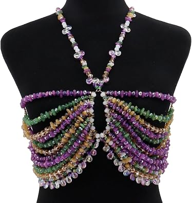 Handmade Crystal Body Chain, Womens Sexy Suit Body Chain,Holiday bikini