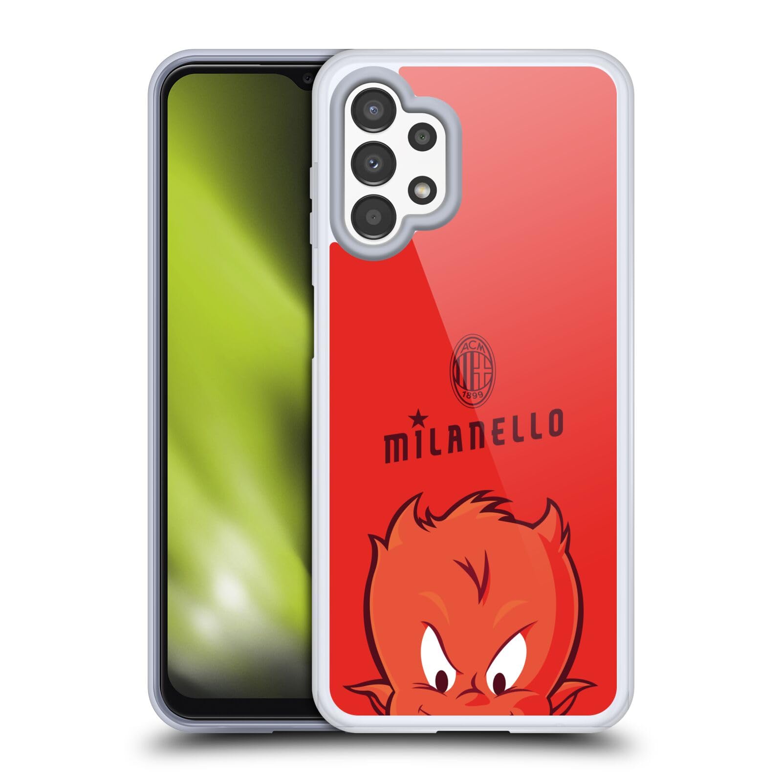 Funda Samsung Galaxy A13 infantil del AC Milan para el colegio y parques 8