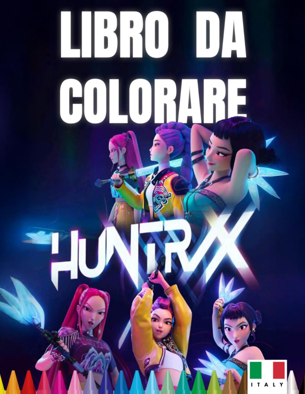 Libro da colorare Otaku Fantasy