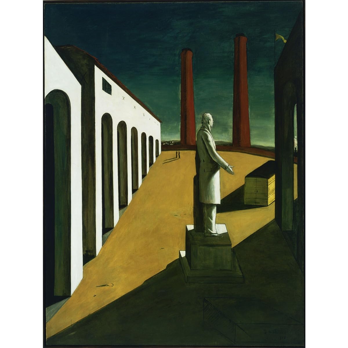 Impression sur toile durable Giorgio de Chirico reproduction haut de gamme 76x101cm - 2