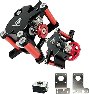 Black-Hole All Metal Direct Drive Feeding Extruder Kit Upgrade, Dual Gear Extruder and Extrusion Specific Motor for Ender 3/Ender 3 V2/Ender 3 neo/Ender 5/CR10 3D Printers from Ch…