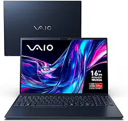 Notebook VAIO FE16 AMD® Ryzen 5-5625U Linux 16GB RAM 512GB SSD 16" IPS WUXGA - Cinza Grafite
