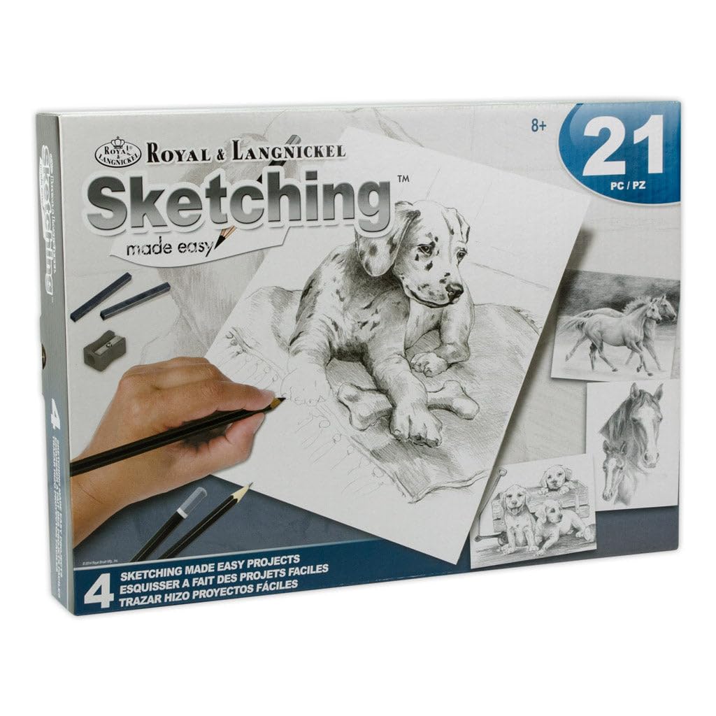 Royal & Langnickel 3T-4 PC Sketching Dogs & Horse