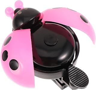BESPORTBLE Ladybug Bike Bell, Ladybug Shape Bicycle Bell Plastic Bike Bell Loud Crisp Clear Sound for Kids Adults Sport Outdoor Bike Parts