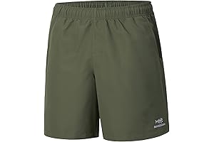 BASSDASH Men's 8''Fishing Water Shorts: Dry, Comfortable, and Ready for Adventure