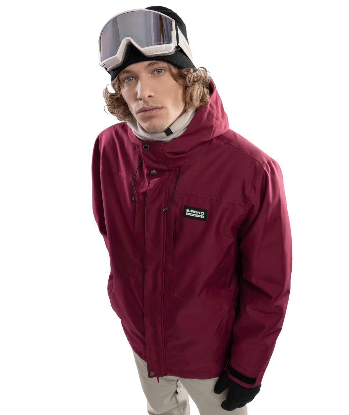 SIROKO - Snowboardjacke mit Isolierung W4 Russet