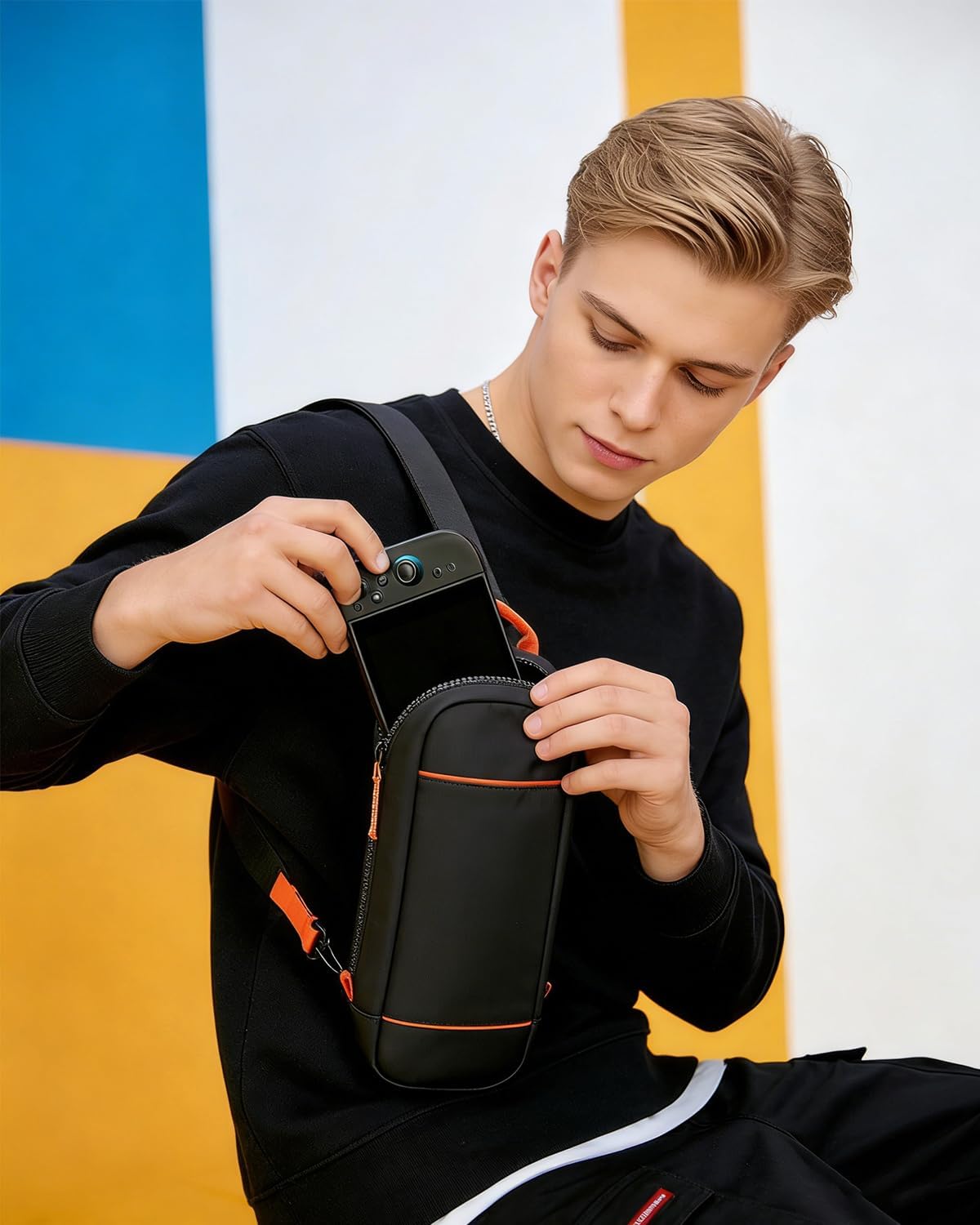 Sling Crossbody Case for Nintendo Switch 2, 10mm Soft Lining 7 61++pdpthFL. AC SL1500