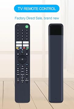 TV Remote Control Replacement: Compatible with All 2019-2024 Sony Bravia Smart TVs, Includes XR/XBR/KD Series 4K LED and OLED Google/Android TVs