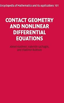 Contact Geometry and Nonlinear Differential Equations Contact Geometry and Nonlinear Differential Equations book cover
