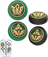 IINE Joycon Thumb Grip Caps, Gamed Theme Joystick Cover Compatible with Nintendo Switch/OLED/Switch Lite, Silicone Thumbstick Caps for Nintendo Switch