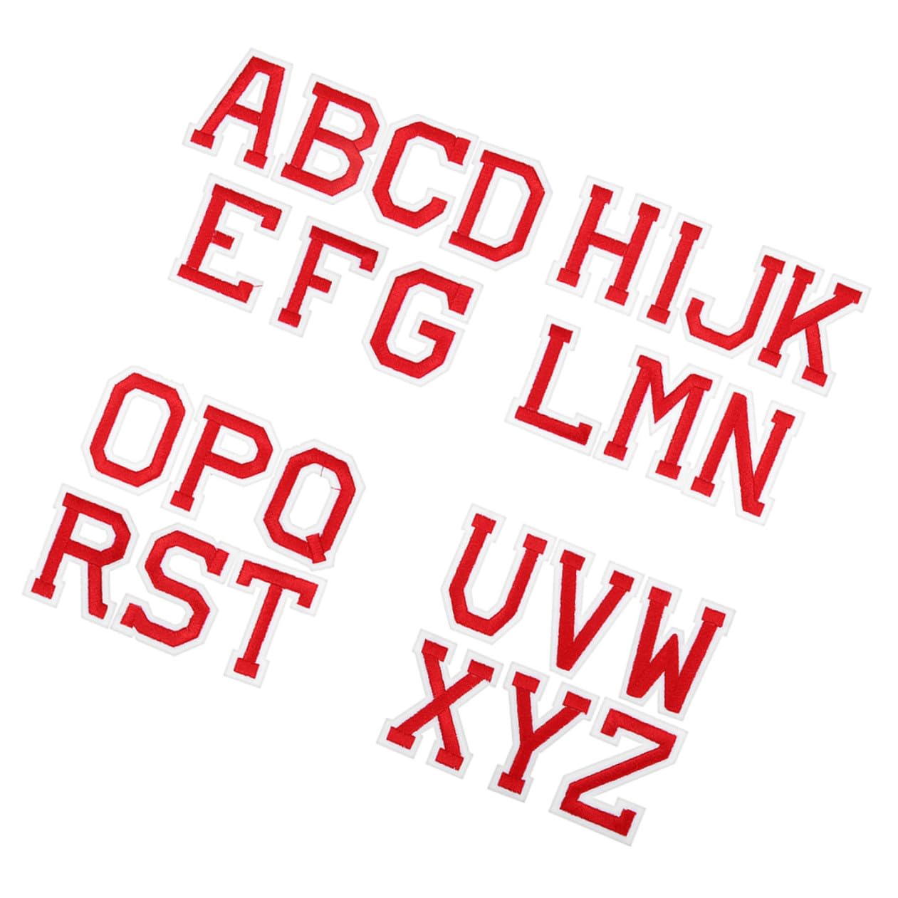 104pezzi Toppe Termoadesive Decorative Lettere Per Abbigliamento Da Adesivi Creativi Per Tessuti Facili Da Applicare Shirt Giacche e Maglioni