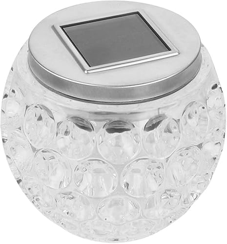 Miniatura 5 de Lxcom Lighting Luz decorativa solar, multicolor, luz solar de bola de globo solar, lámpara de mesa solar recargable, luces de globo solar, material