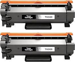 2 x TN2420 TN-2420 Compatible with TN2410 TN 2410 for Brother MFC L2710DW TN2410 TN 2410 for L2710DW MFC-L2710DN HL-L2350DW DCP-L2530DW HL-L2375DW MFC-L2775DW MFC-L2775DW 500DW -502310 D MFC-L2730DW