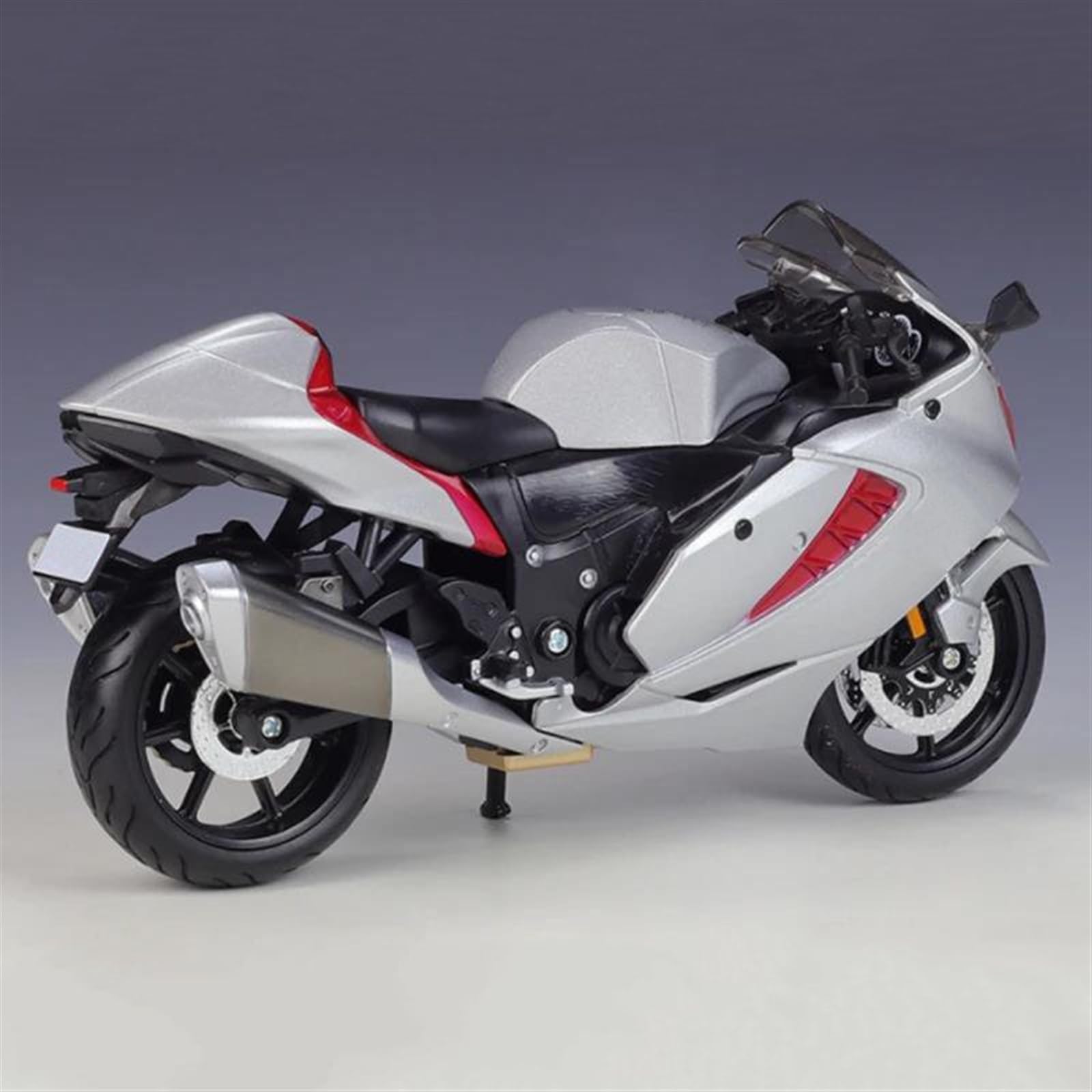 SEYXF Motorbike Toy Motorcycle Simulation Diecast Model Collection Birthday Present 1:12 for Suzuki 2022 for Hayabusa(with Foam Box)