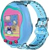 Silicone Case for Tamagotchi Bandai Uni - Soft Protective Cover with Hand Strap,toergy Comfortable, Portable Anti-Scratch Skin for Pet Game Machine (Transparent Blue)