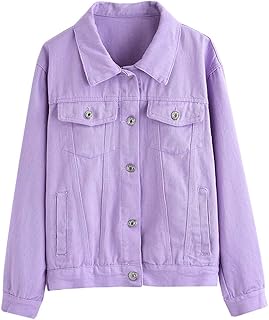 pastel purple denim jacket