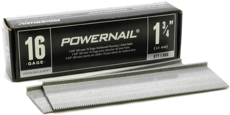 POWERNAIL 1-3/4 in. X 16-Gauge POWERCLEATS Hardwood Flooring Nails 1000-PACK L 175-16