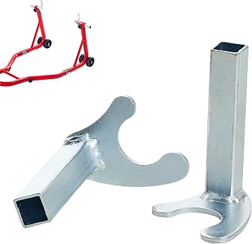 Spool Lift Stand Attachments for Rear Sportbike Motorcycle Stands Attachment ONLY, U-Shaped Adapter 1 Pair