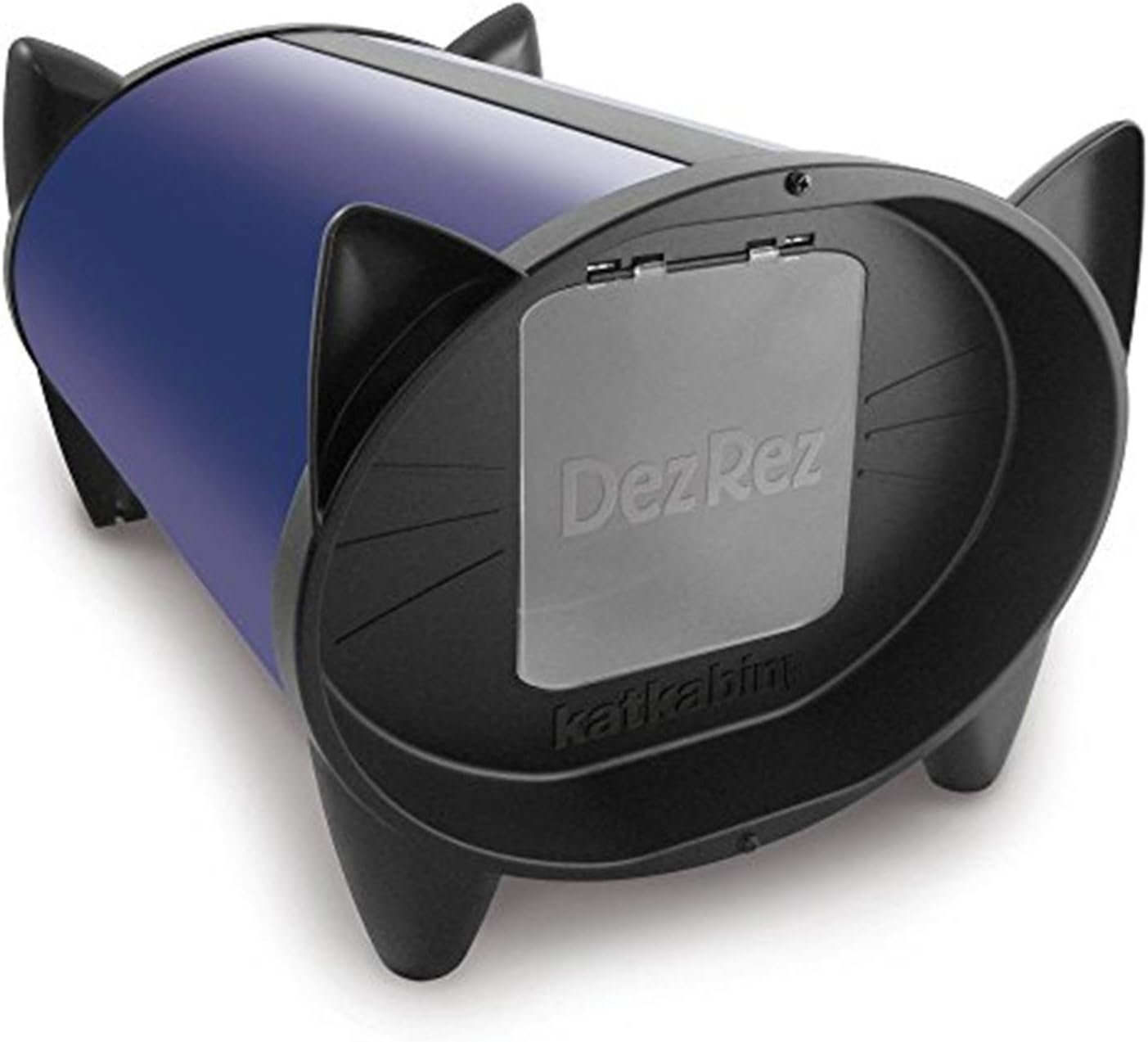 Outdoor Cat House in Royal Blue Doors: Single Door (as shown)