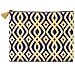 Mud Pie 8613284N Shimmer Juco Carry All Clutch Navy,Lattice
