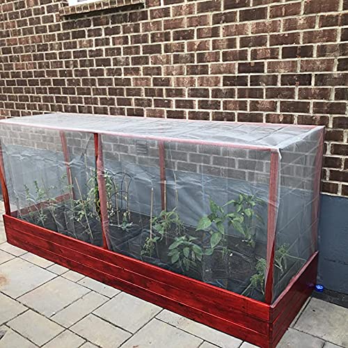 Gardzen Garden Mesh Netting - Protect Your Garden Seedlings Vegetables Fruit Plants Ponds - 9.8X20 Ft, Gray #TOP1