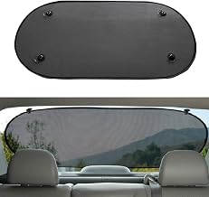 Car Sun Visor for Rear Window, Baby Car Rear Sunscreen, Foldable with Suction Cups, UV Protection
