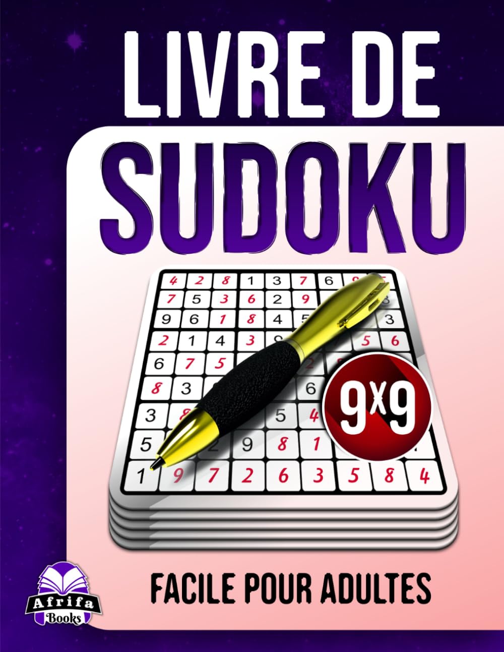 Livre de Sudoku facile pour adultes : 200 jeux de réflexion en gros caractères pour les seniors, les débutants et pour se détendre.: Puzzles anti-stress, Grille 9x9