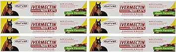 Durvet Ivermectin Paste Dewormer - 6.08g dose @ 1.87% Apple Flavor 6-Pack
