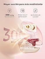 Vista 2 de Momcozy - Extractor de leche de manos libres portátil Mobile Flow M9, control discreto por aplicación con múltiples modos personalizables y 15