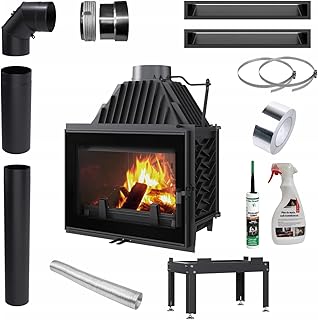 KRATKI Gusseisen Kamin 12 kw Zosia fi 200 Kamineinsatz BImSchV Stufe 2 Montagesatz