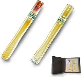 2Pcs Glass Cigarette Holder,3''Handmade Glass Smoking Pipes