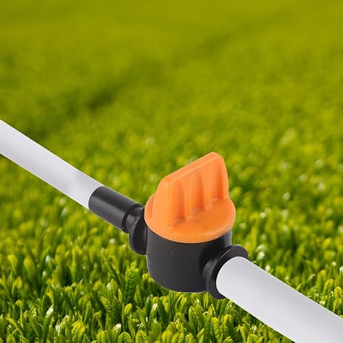 Miniatura 2 de Lwuey Válvula de cierre de tubo de goteo de 14 de pulgada, interruptor de acoplamiento de riego de tubería universal, adaptador de tubo de manguera