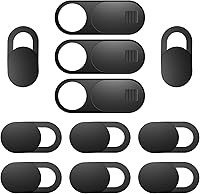 Vista 9 de Funda deslizante para cámara de laptop, cubierta deslizante para cámara de teléfono, paquete de 6 fundas ultrafinas para cámara web para laptop